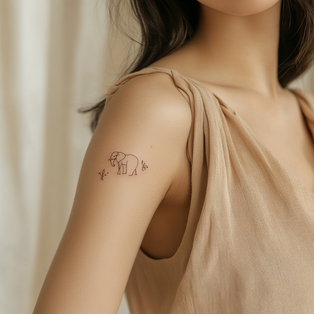 Elephant small Tattoos