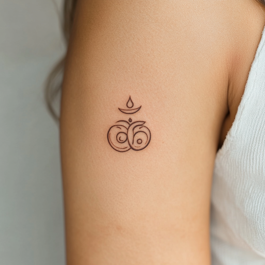 a tattoo on a woman's arm