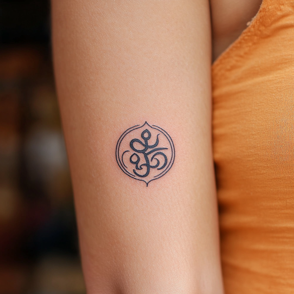 a tattoo on a person's arm