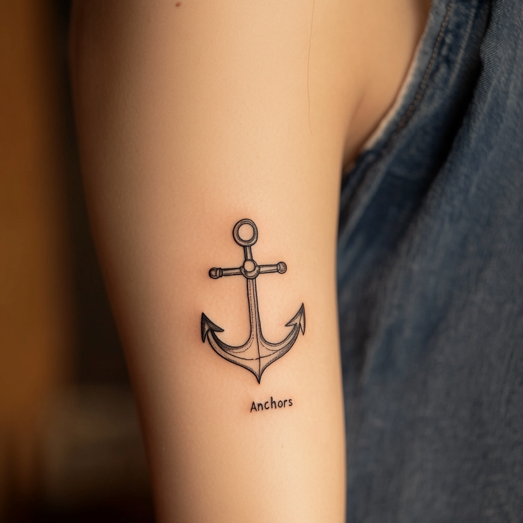 a tattoo on a person's arm