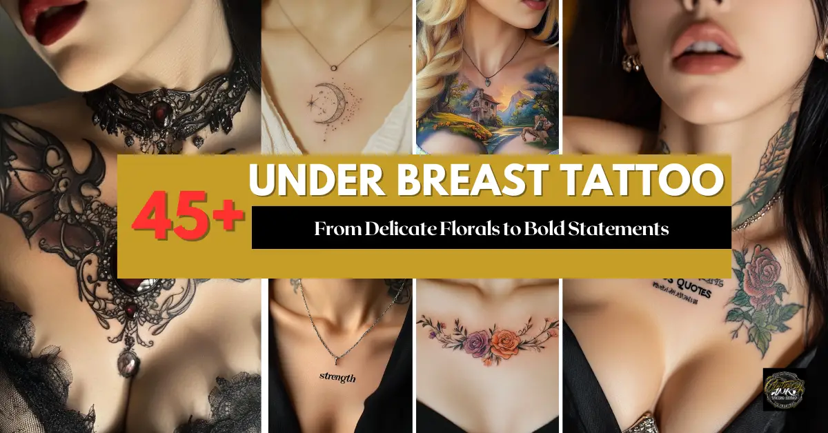 under breast tattoo