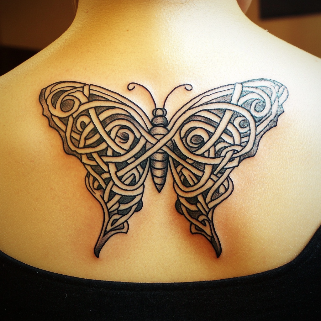 Celtic Butterfly Tattoos