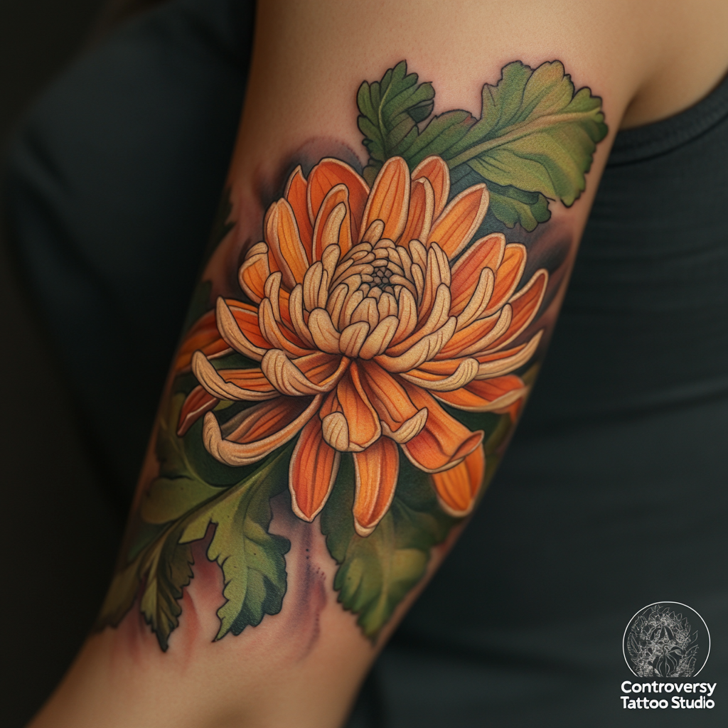Chrysanthemums Tattoos