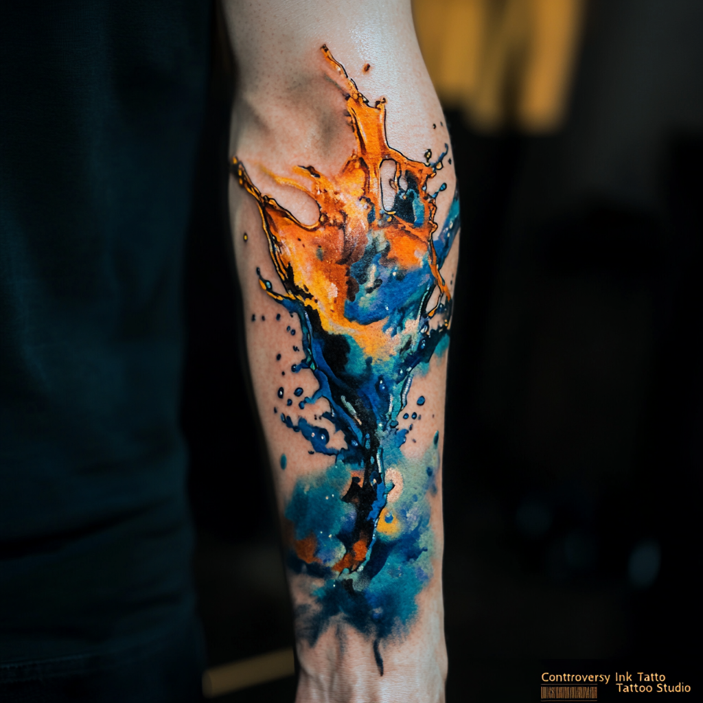 Water splashes Tattoos