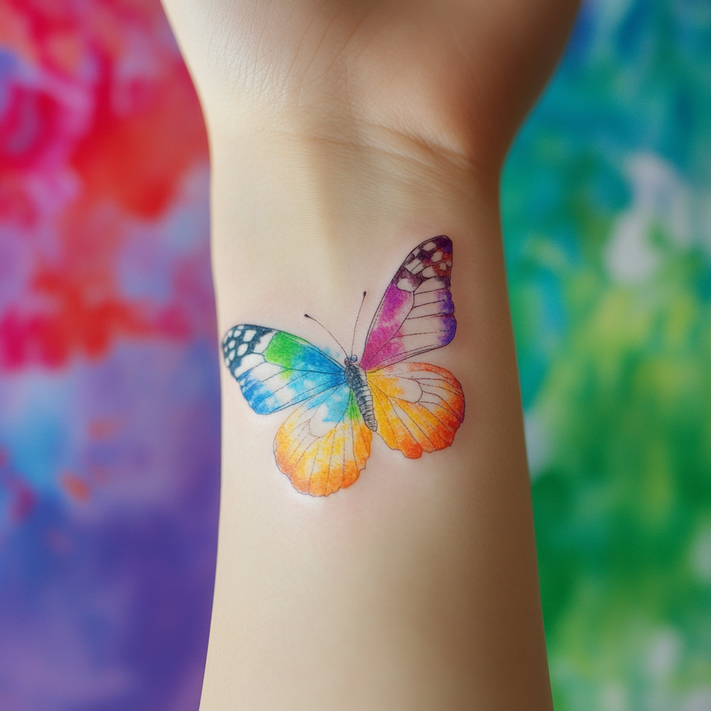 Colorful Wrist Placements