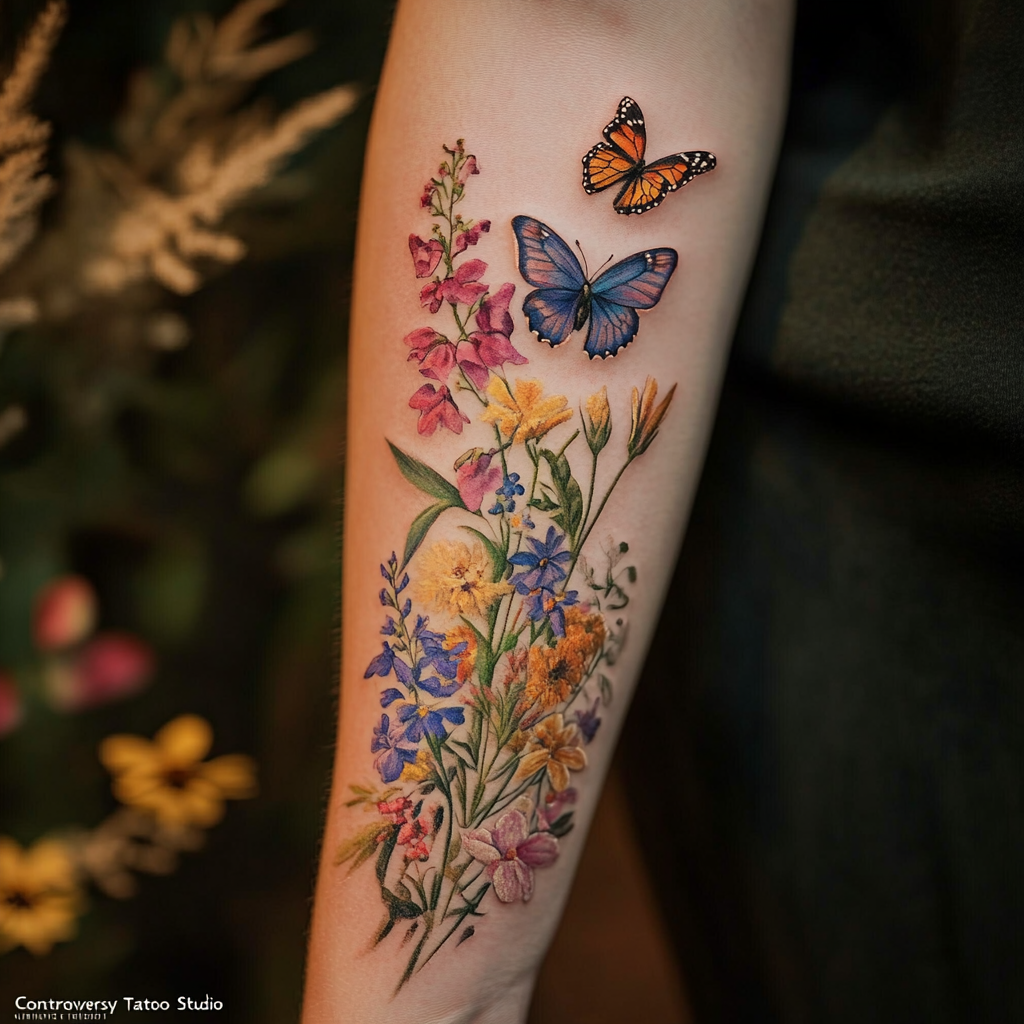 Wildflower and Butterfly Fields