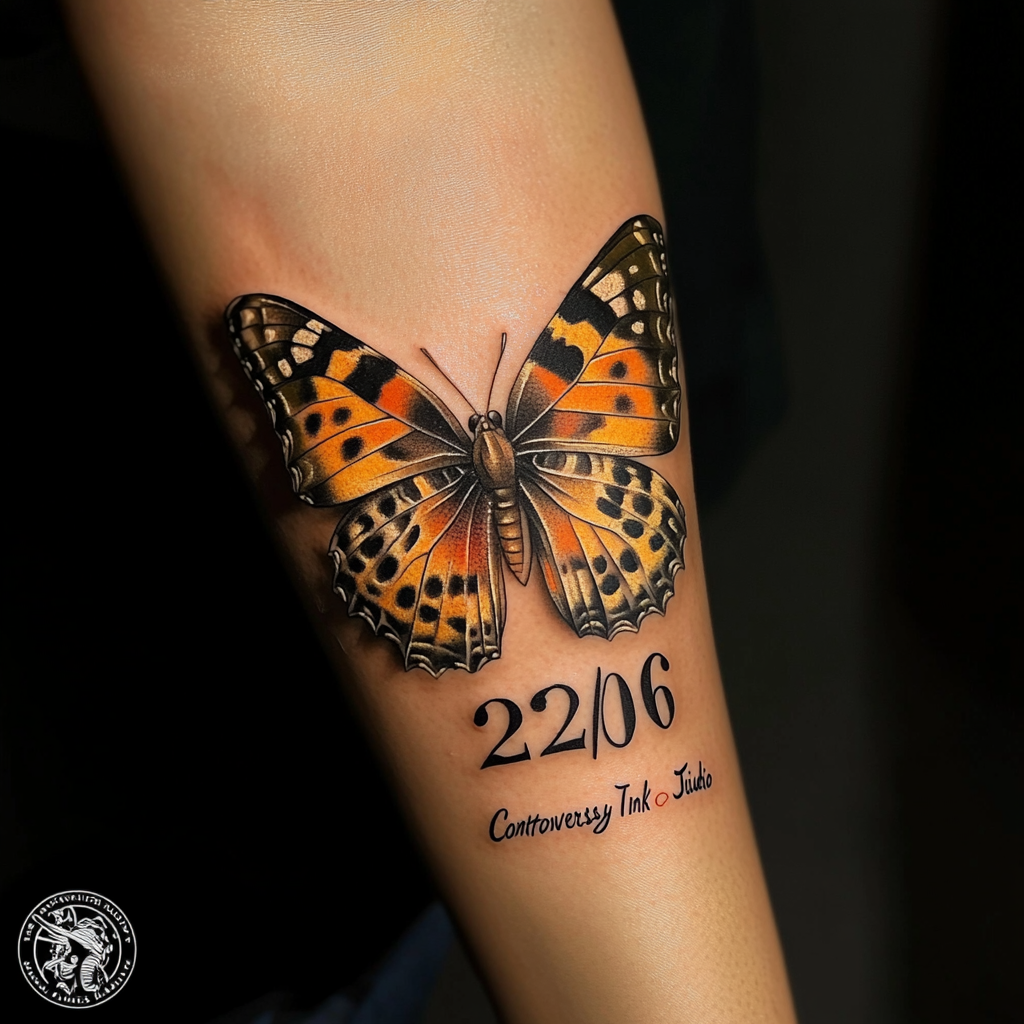 Memorial Butterfly Tattoos