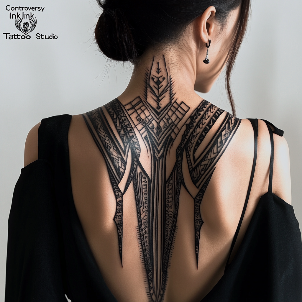 Blackwork and Tribal Patterns