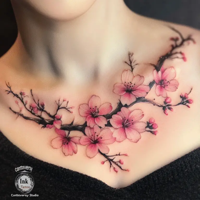 25+ Stunning Chest Tattoo Ideas for Women: From Delicate Florals to ...
