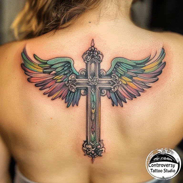 41+ Beautiful Cross Tattoos for Women: Faith, Style & Meaning in 2025 ...