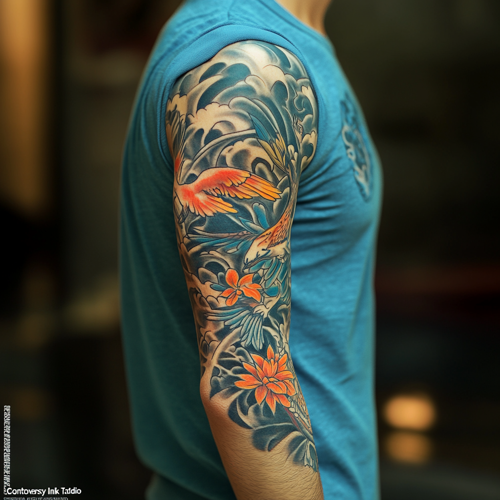 Half sleeve tattoos