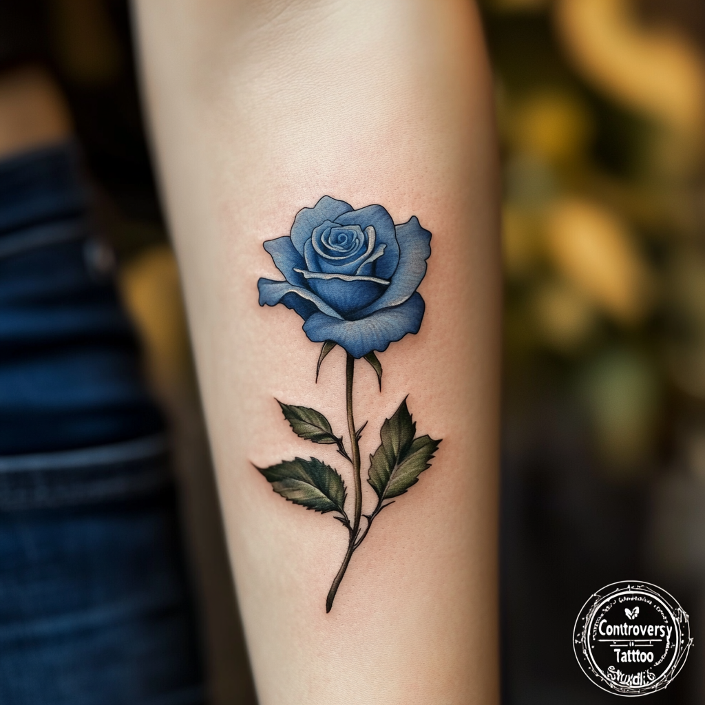 June's birth flowers provide classic tattoo