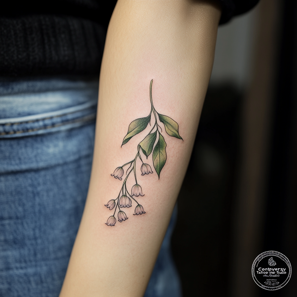 May's birth flowers offer contrasting tattoo designs