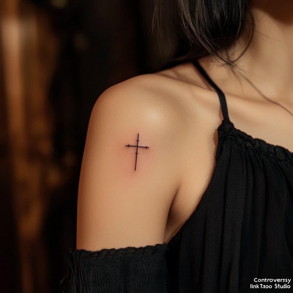 Minimalist Cross Tattoos