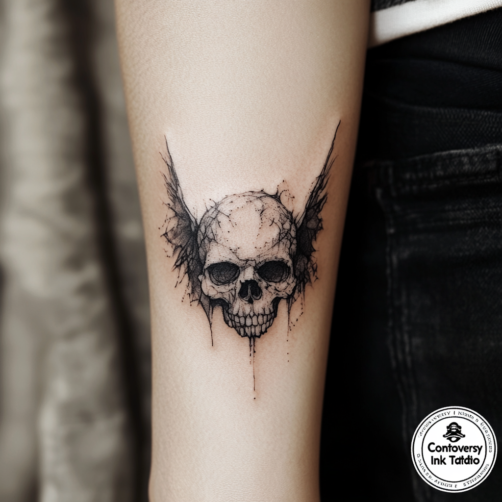Minimalist gothic tattoos
