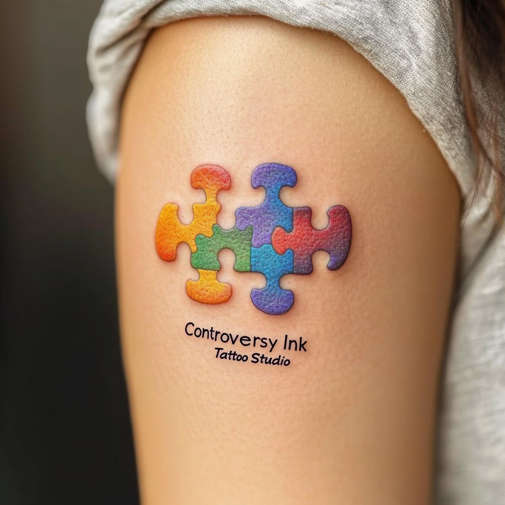 Puzzle Piece Tattoos
