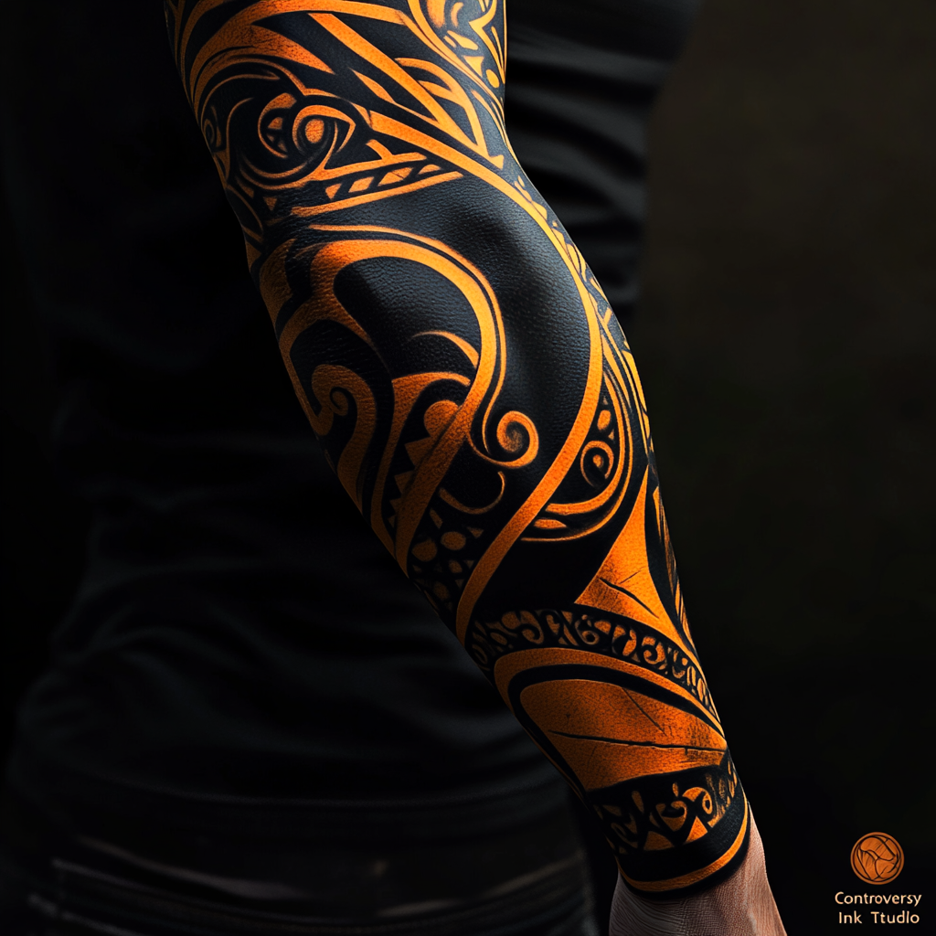 Tribal sleeve tattoos