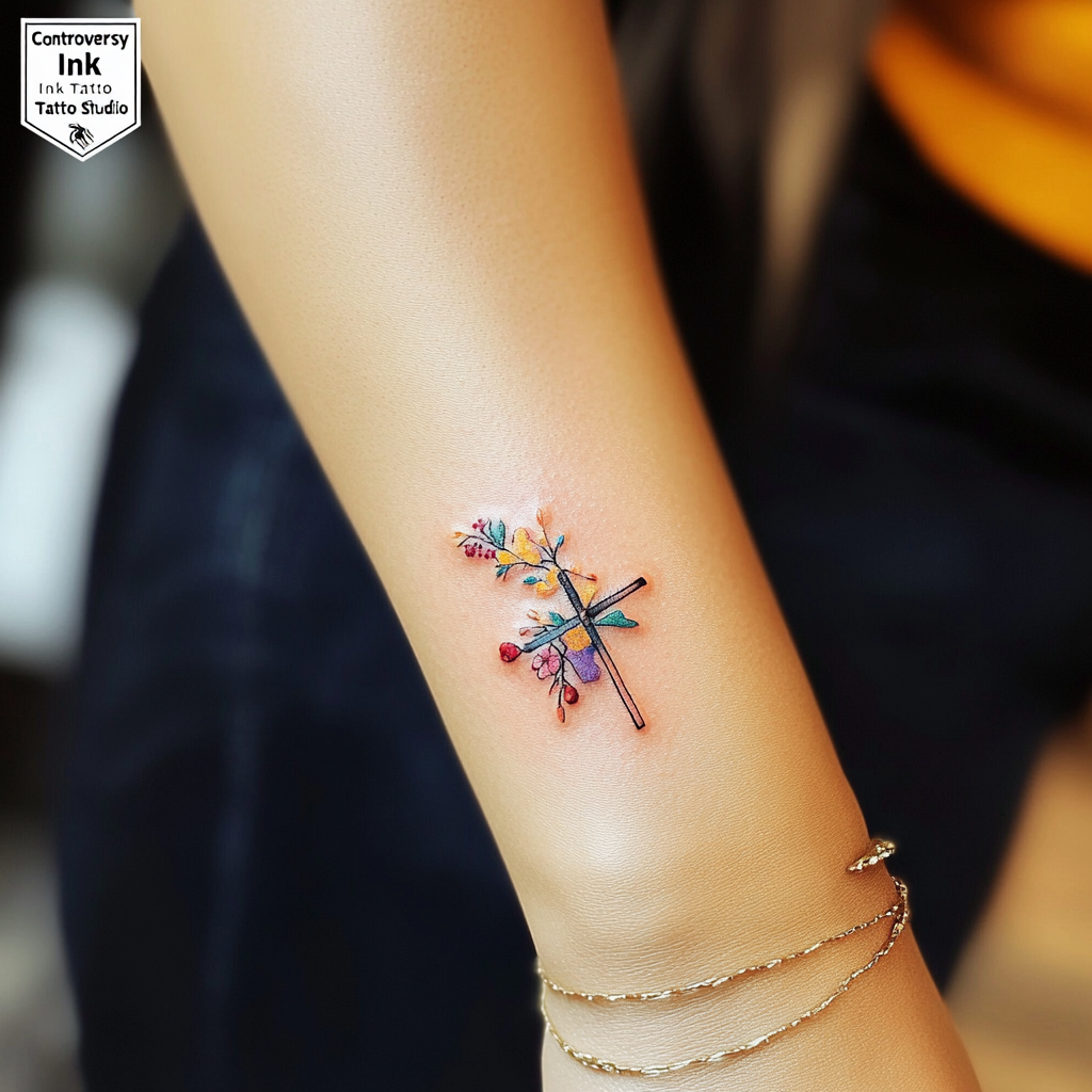 Wrist Cross Tattoos