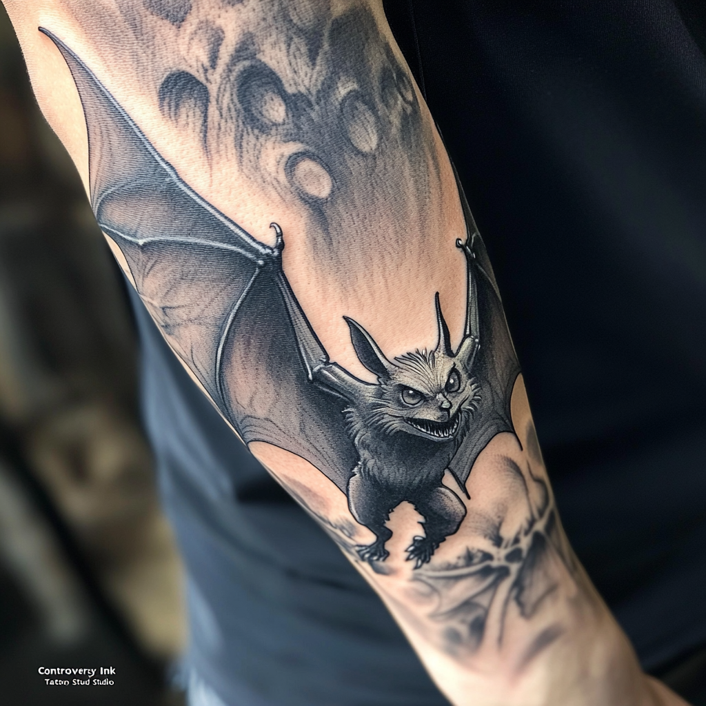 Bat tattoos