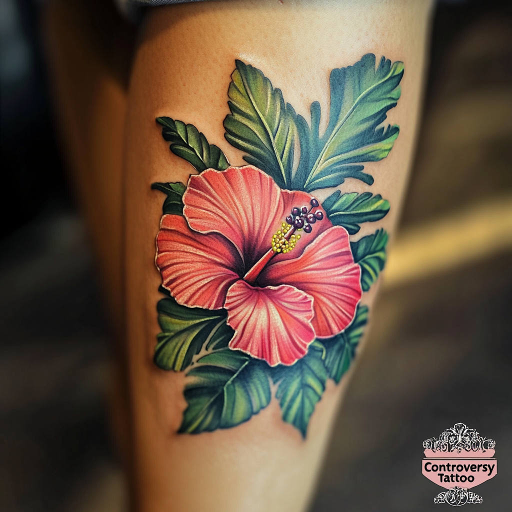 Throughout the Caribbean islands, hibiscus flower tattoos
