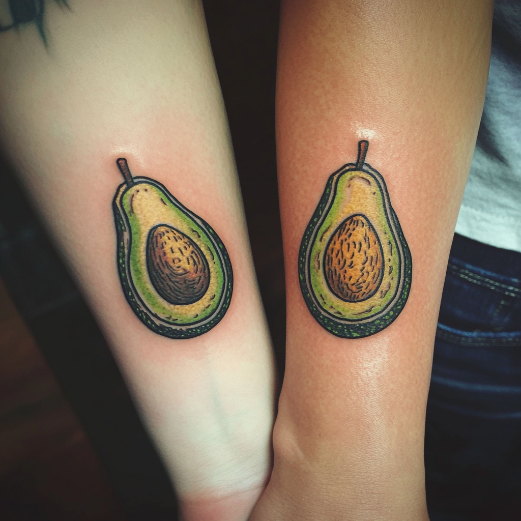 Perfect Pairings (PB&J, Avocado Halves)