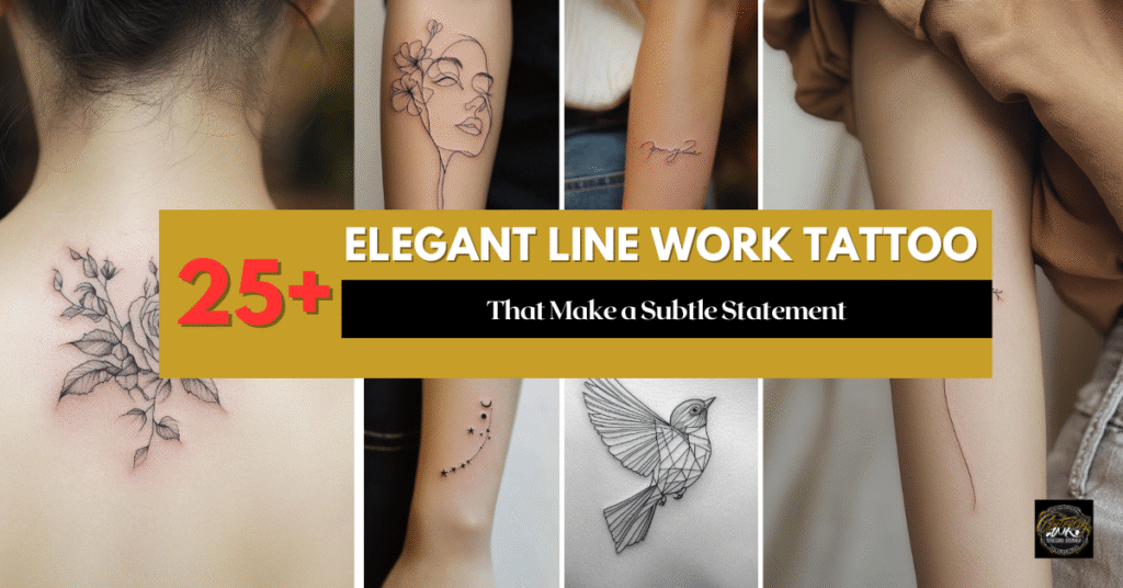 line work tattoos