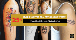 upper arm tattoos for women