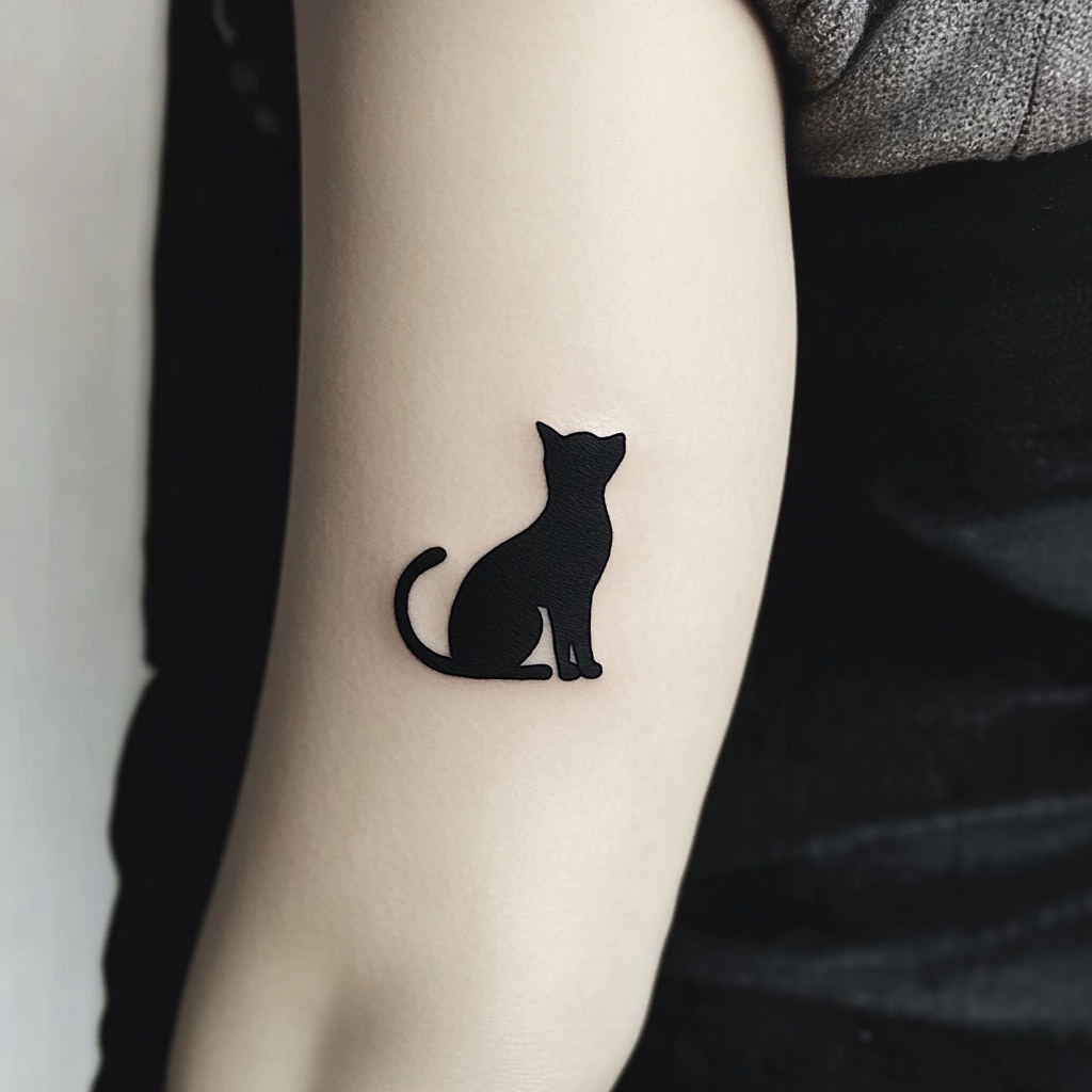 Animal silhouette tattoos