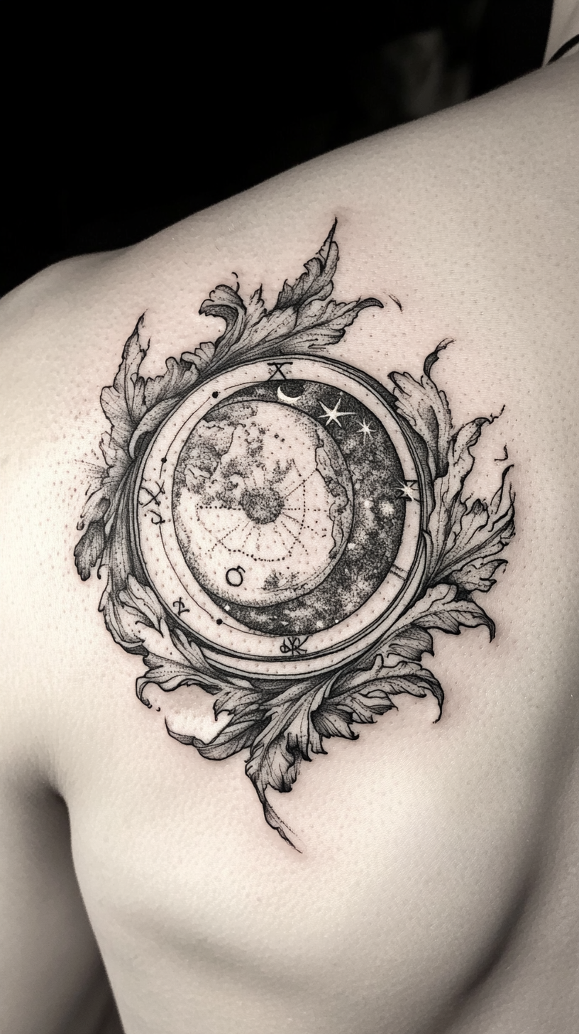 Astrological Birth Chart Tattoos