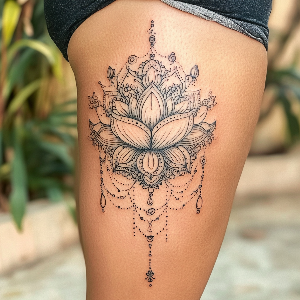 Lotus Mandala Centerpiece