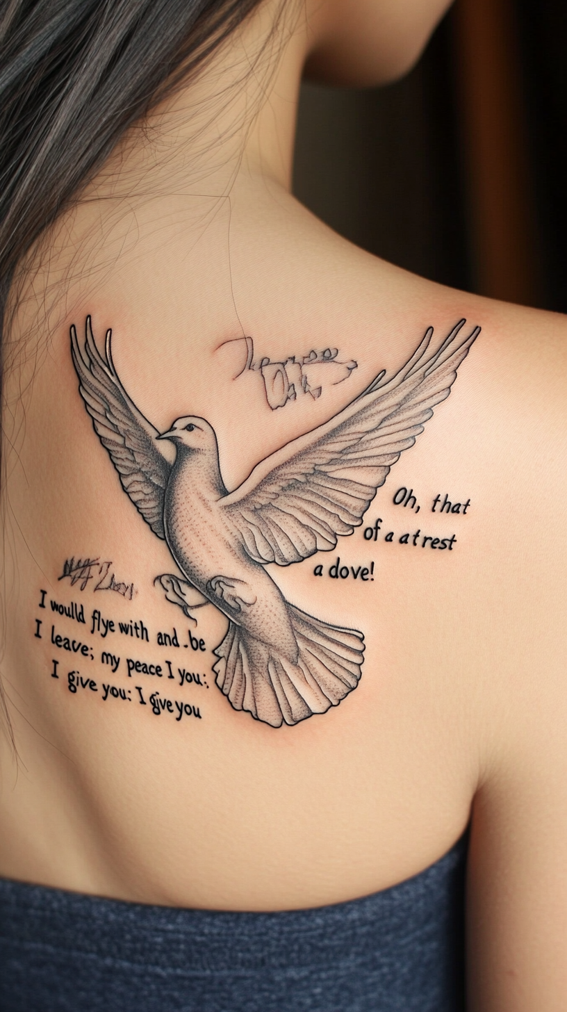 Dove and Peace Verses