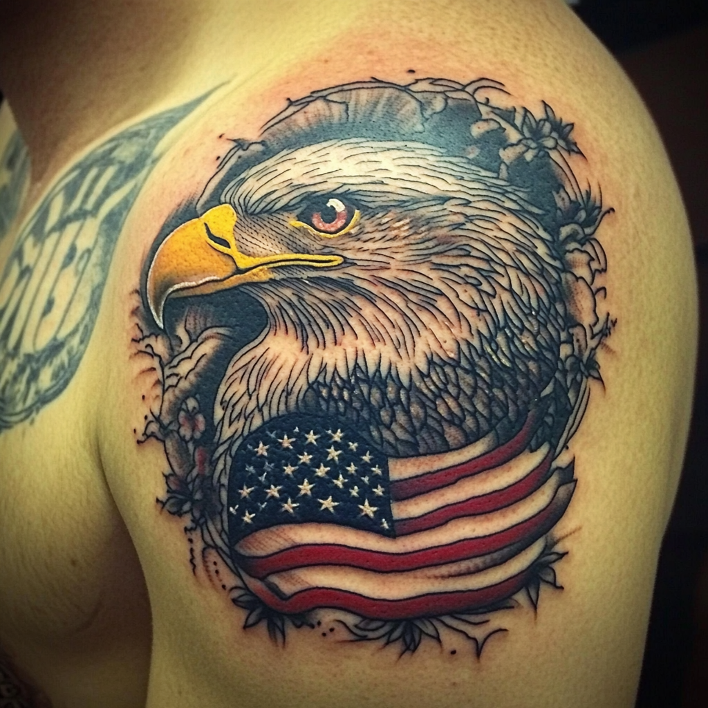 Patriotic American Eagle Designs