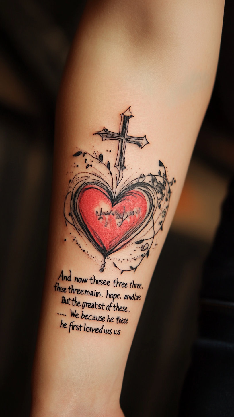 Heart Designs with Love Scriptures