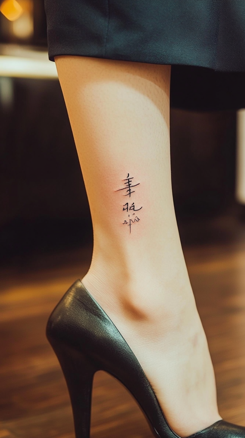 Ankle Korean Symbols