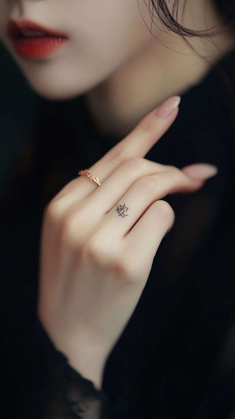 Finger Korean Tattoos