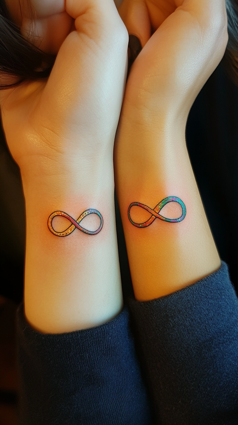 Infinity Symbol with Initials