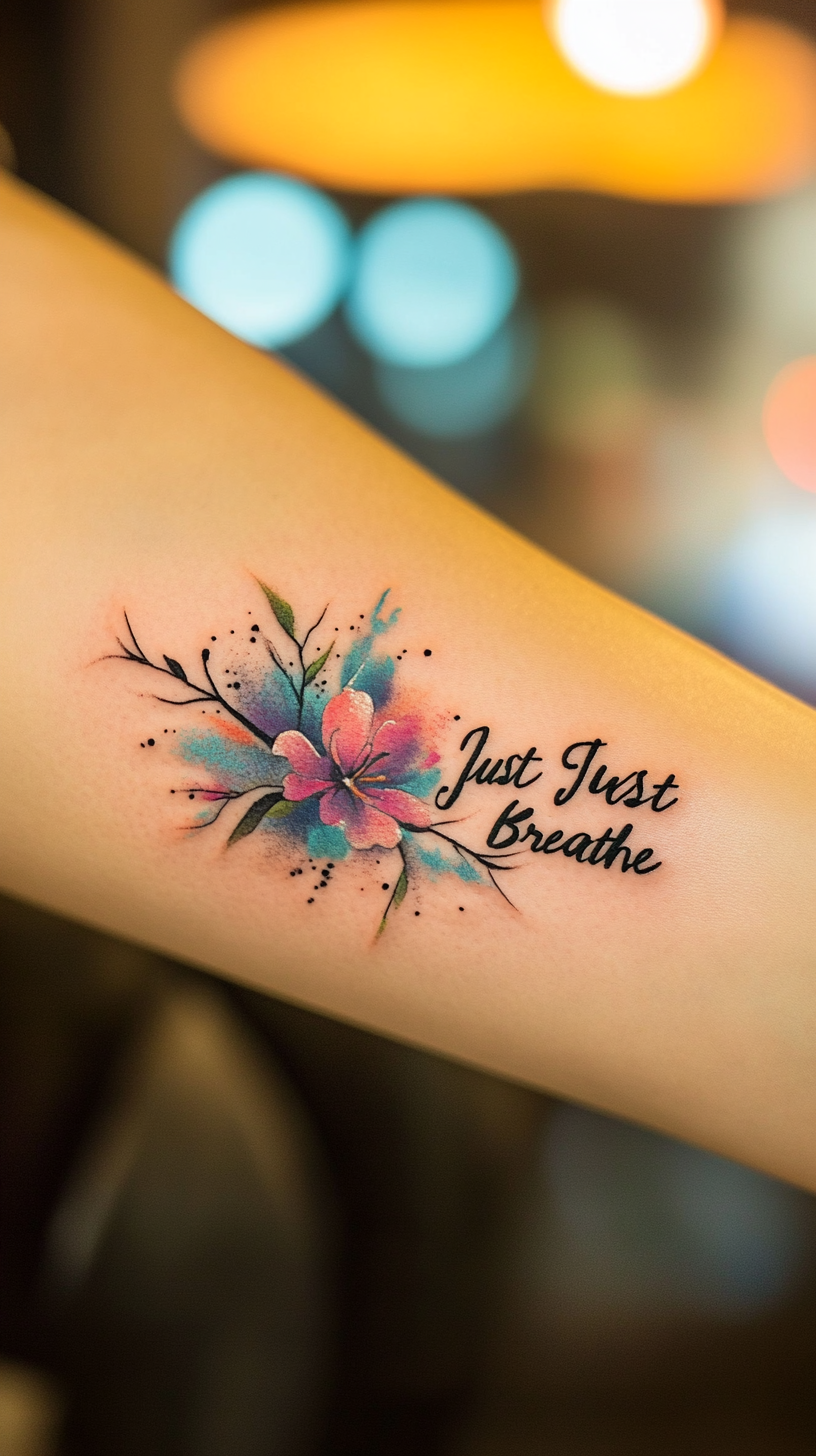 "Just Breathe" Reminder