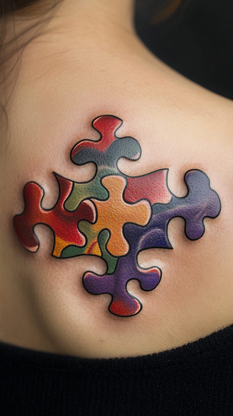 Puzzle Piece Tattoos