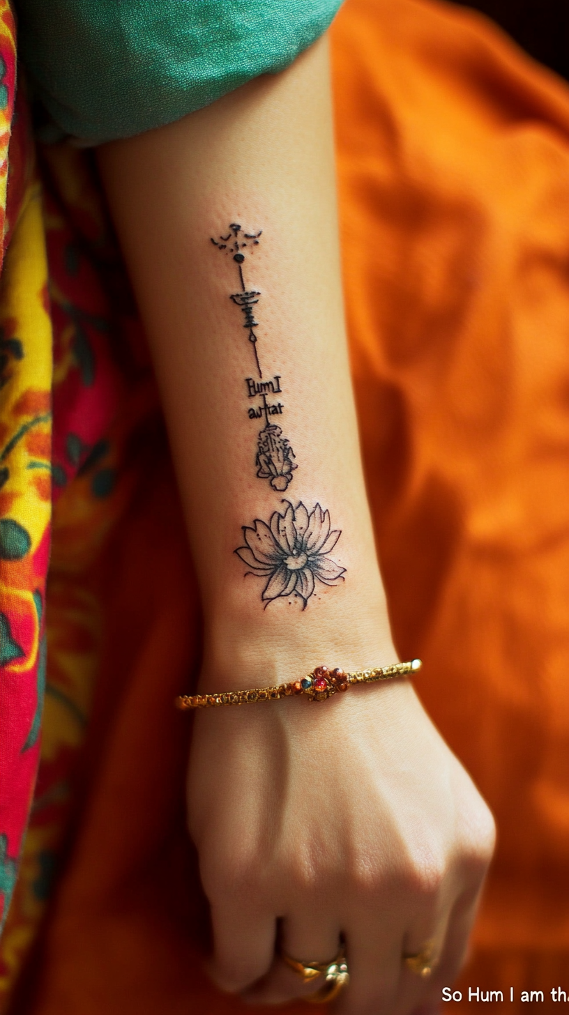 "So Hum" Sanskrit Tattoo