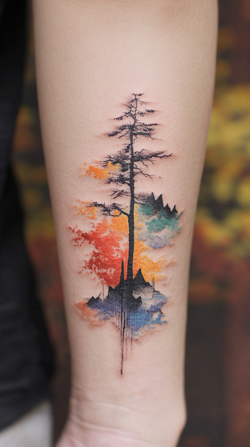 Watercolor Korean Tattoo Innovations