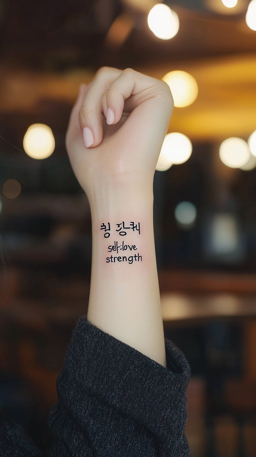 Wrist Korean Tattoos