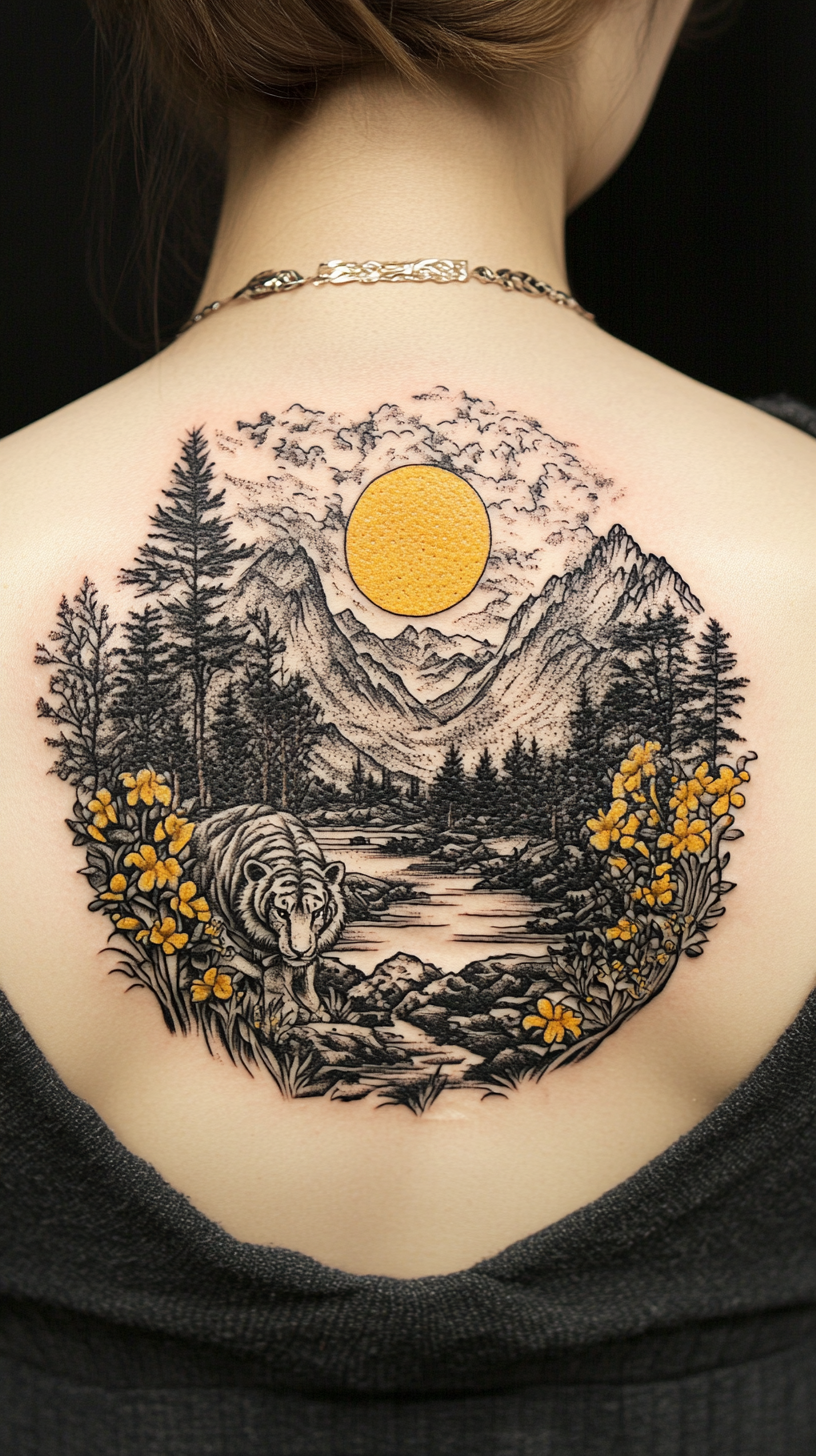 Upper Back Korean Landscapes