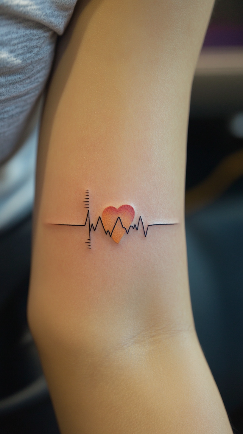 Heartbeat Line from Baby's First Ultrasound