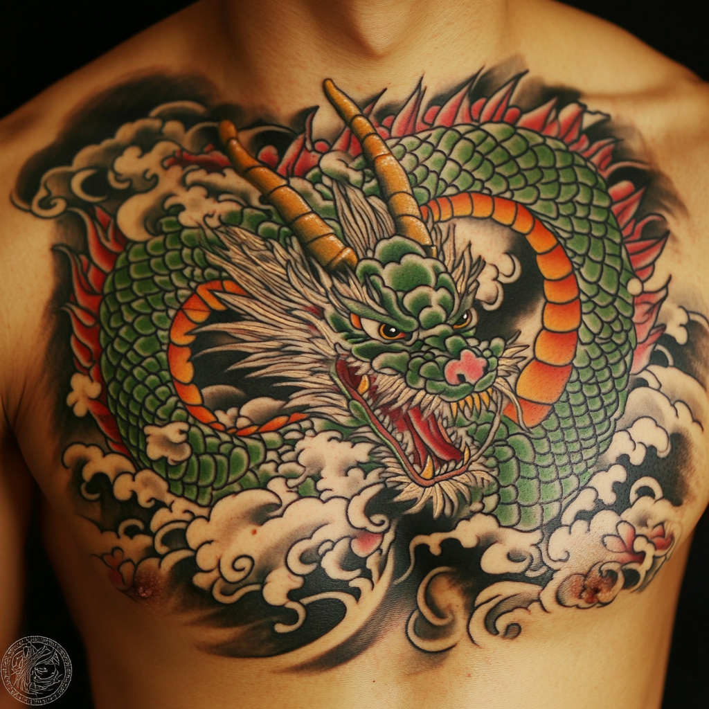 Pairing your Japanese dragon tattoo