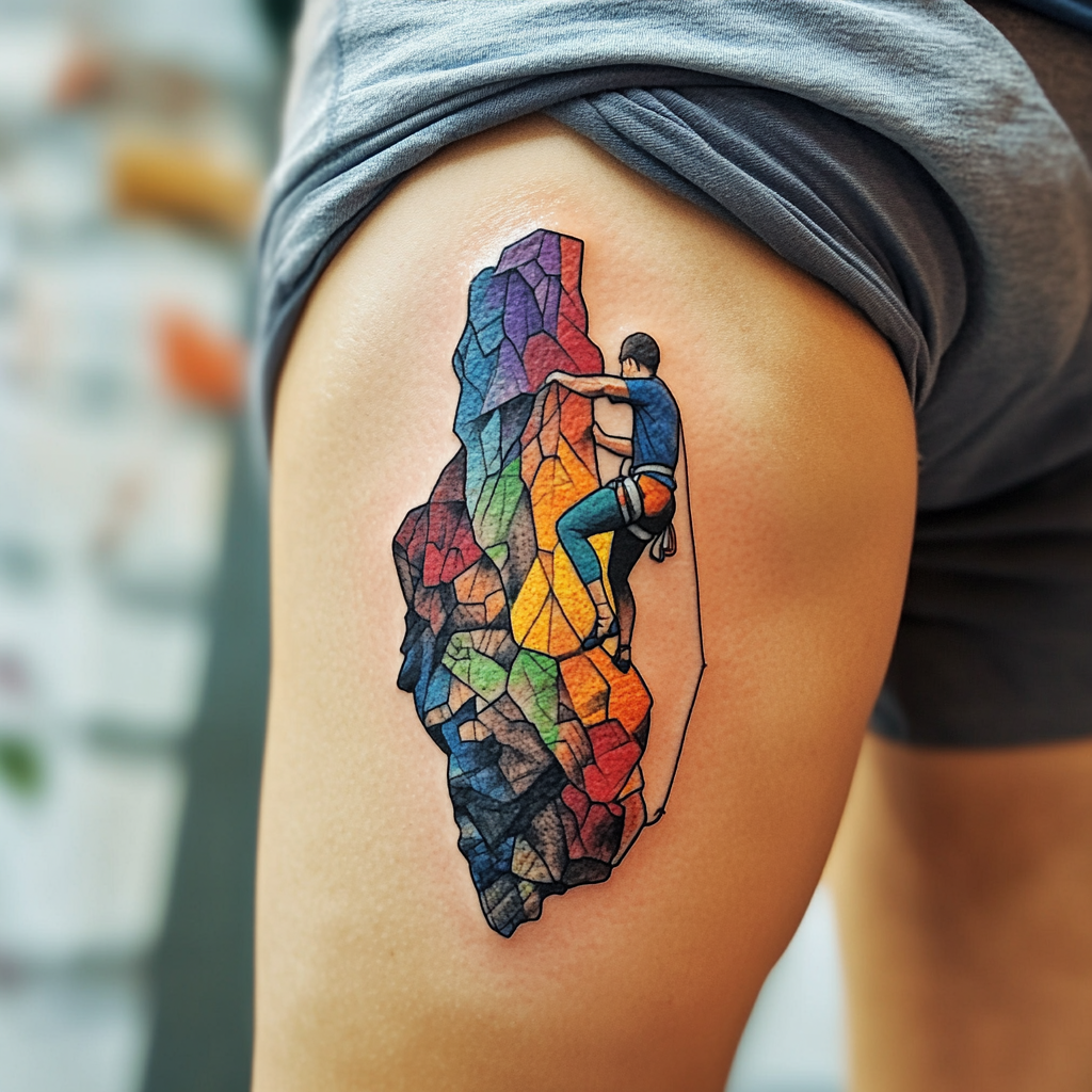 Rock Climbing Holds and Routes