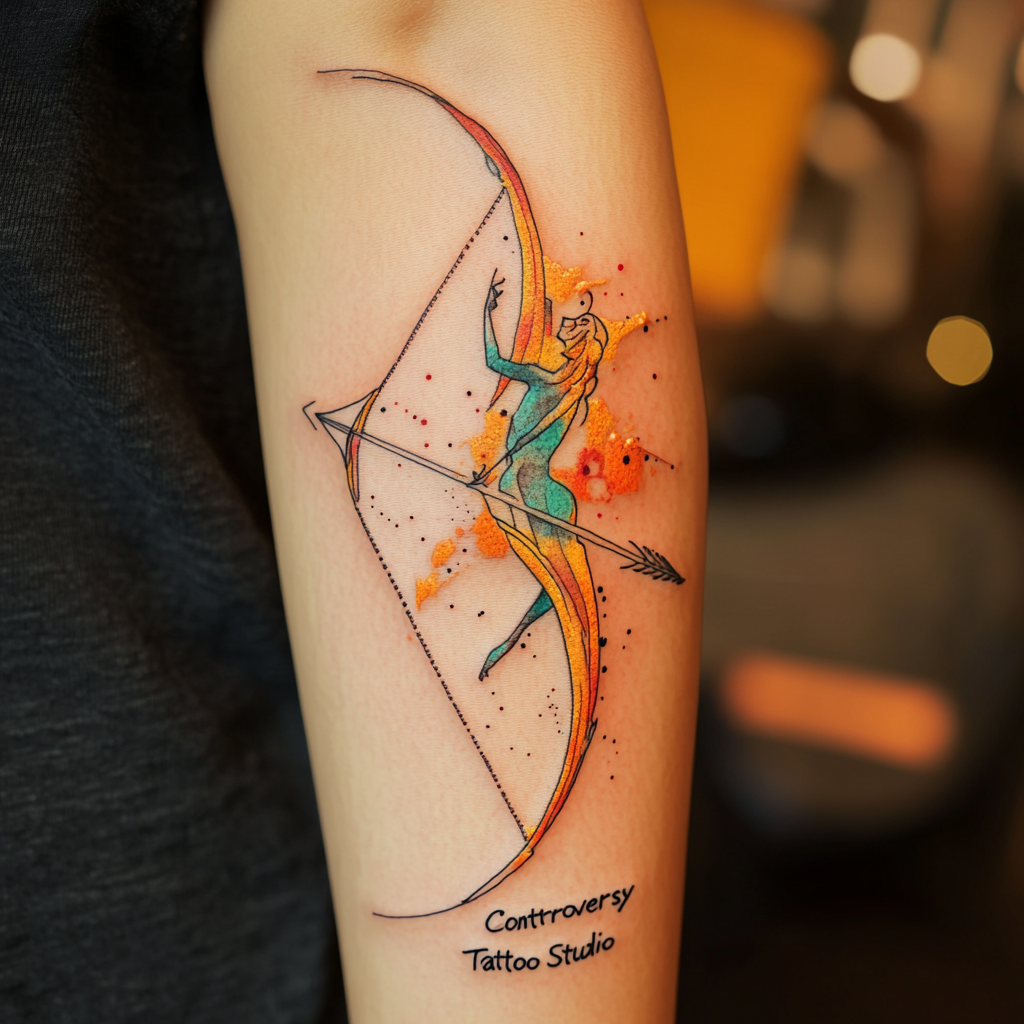 Sagittarius zodiac sign tattoos