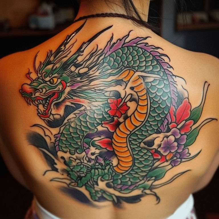 Modern Japanese Dragon Tattoo: Symbolism, Designs & Cultural Influence