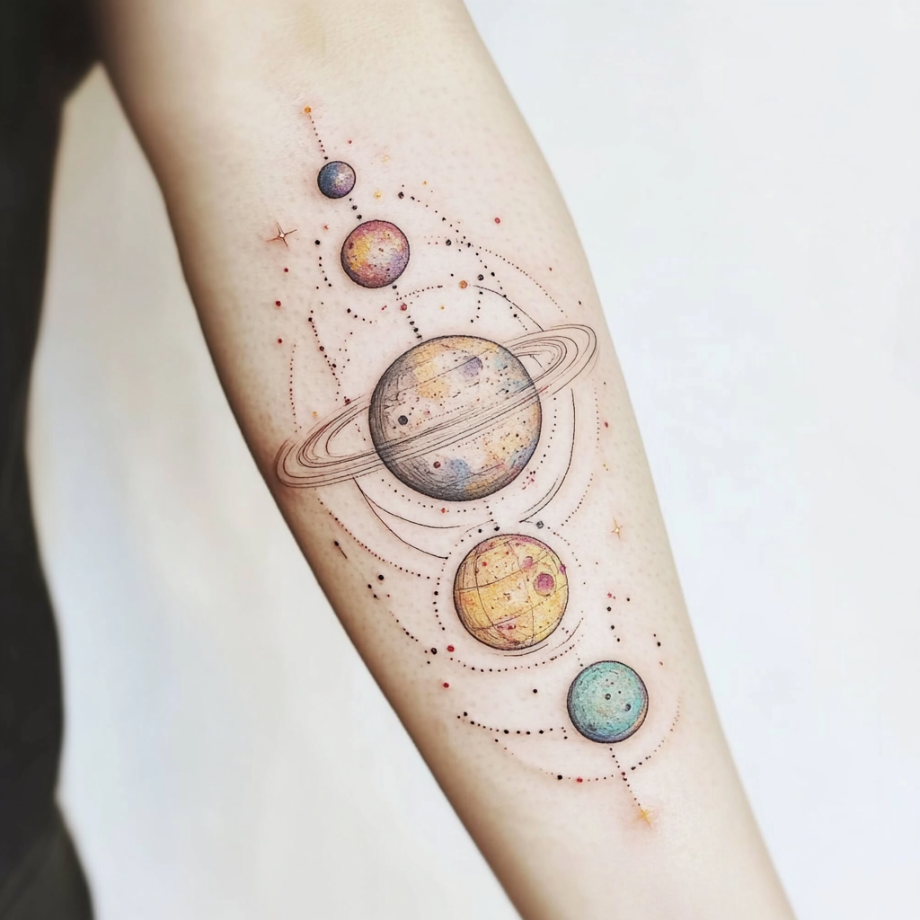 Planetary Ruler Tattoos
