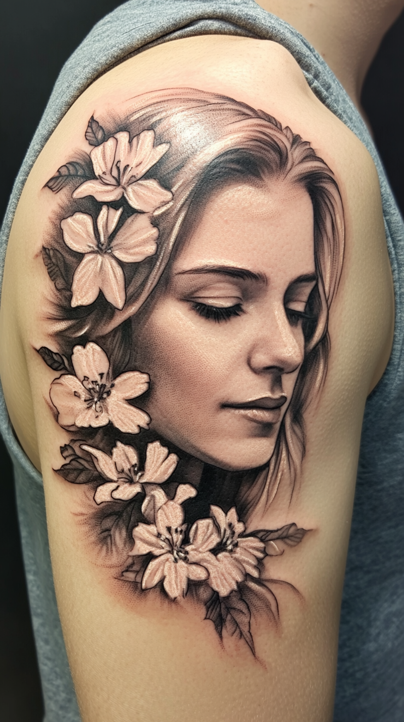 Portrait Tattoos of Loved Ones