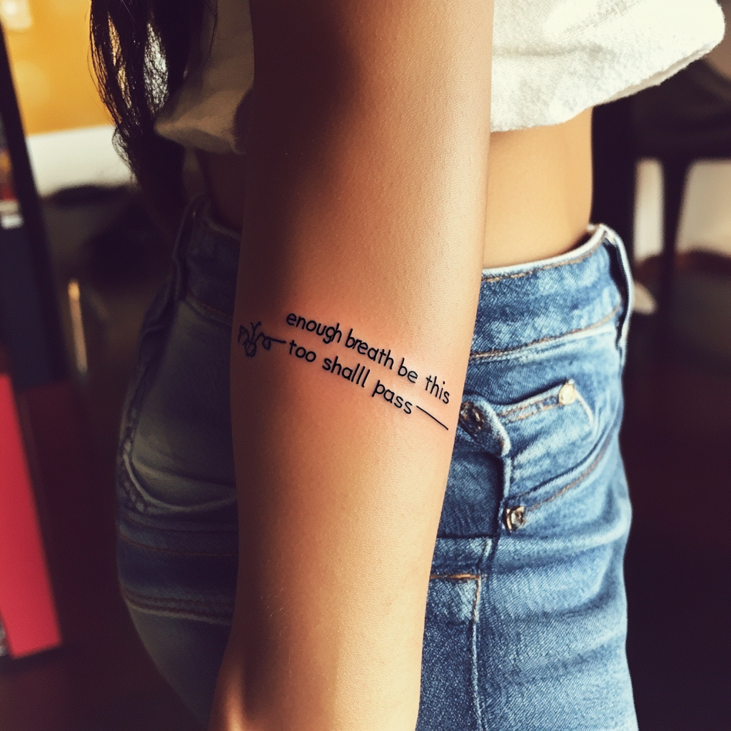 Self-love reminder tattoos
